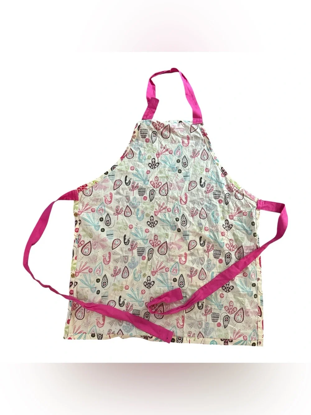 Kids Pink Floral Apron Set - Child and Adult Matching Aprons Mommy & Me Baking